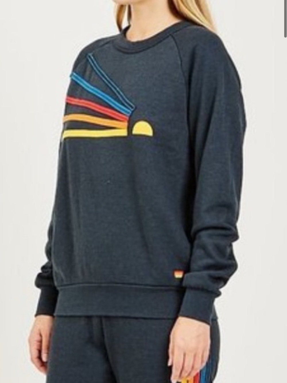 Aviator Nation Daydream Dark Gray Crewneck. Sz: M good condition!